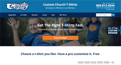 Desktop Screenshot of ministrygear.com