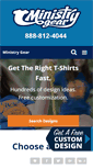 Mobile Screenshot of ministrygear.com